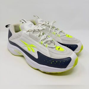 Size 11 - Reebok DMX Series 2000 White Solar Yellow